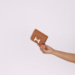 Hermès 2021 Constance Slim Wallet w/ zip cardholder w/ chain - FashioNica
