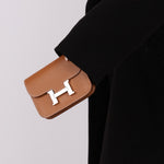 Hermès 2021 Constance Slim Wallet w/ zip cardholder w/ chain - FashioNica