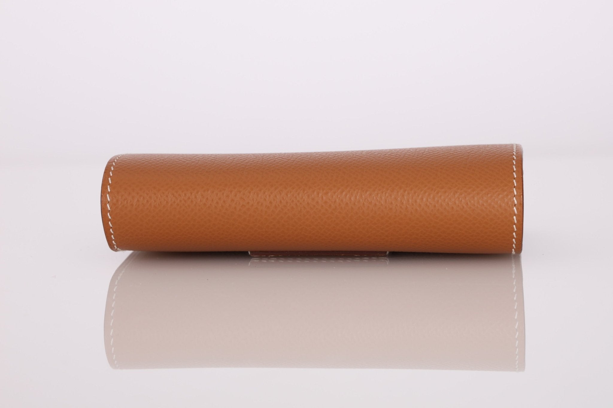 Hermès 2021 Constance Slim Wallet w/ zip cardholder w/ chain - FashioNica