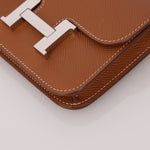 Hermès 2021 Constance Slim Wallet w/ zip cardholder w/ chain - FashioNica