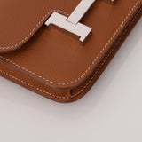 Hermès 2021 Constance Slim Wallet w/ zip cardholder w/ chain - FashioNica