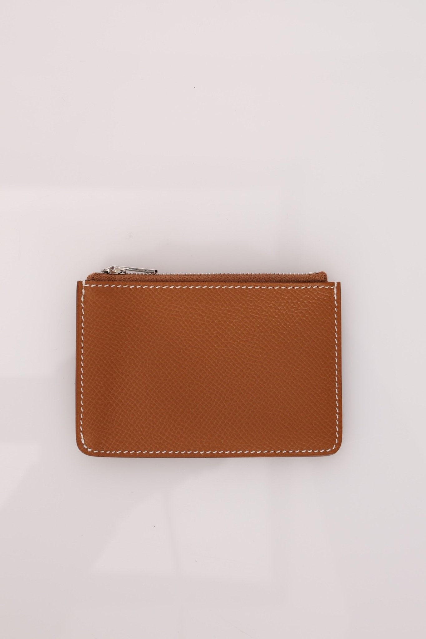 Hermès 2021 Constance Slim Wallet w/ zip cardholder w/ chain - FashioNica