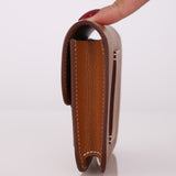 Hermès 2021 Constance Slim Wallet w/ zip cardholder w/ chain - FashioNica