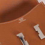 Hermès 2021 Constance Slim Wallet w/ zip cardholder w/ chain - FashioNica