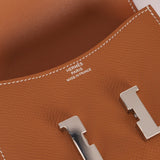 Hermès 2021 Constance Slim Wallet w/ zip cardholder w/ chain - FashioNica