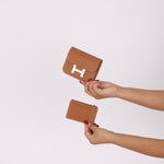 Hermès 2021 Constance Slim Wallet w/ zip cardholder w/ chain - FashioNica