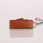 Hermès 2021 Gold Tadelakt Micro Kelly Twilly Bag Charm GHW - FashioNica