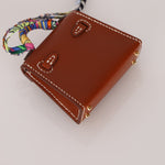 Hermès 2021 Gold Tadelakt Micro Kelly Twilly Bag Charm GHW - FashioNica