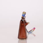 Hermès 2021 Gold Tadelakt Micro Kelly Twilly Bag Charm GHW - FashioNica