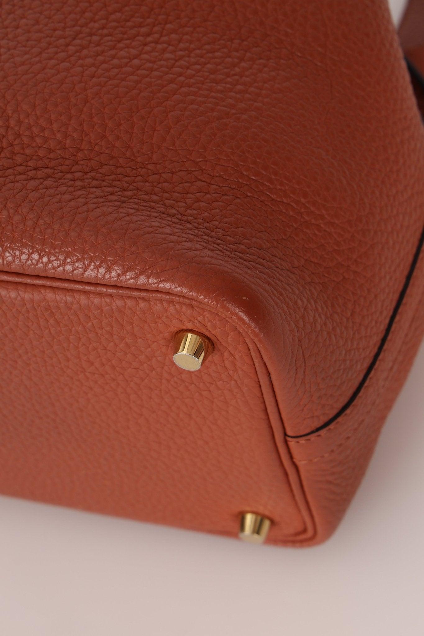 Hermès 2021 Marron d'Inde Clemence Picotin 18 GHW - FashioNica