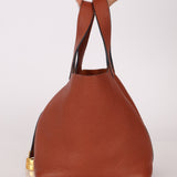 Hermès 2021 Marron d'Inde Clemence Picotin 18 GHW - FashioNica