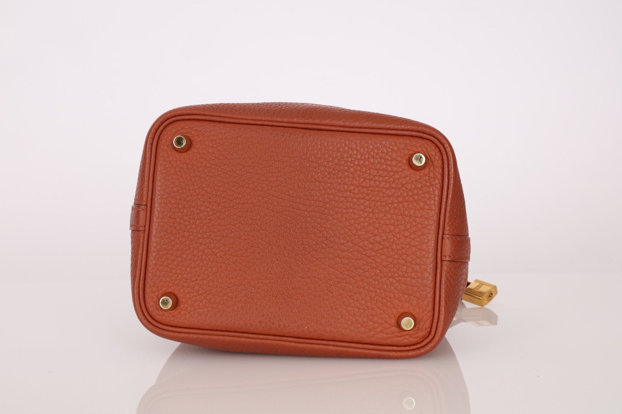 Hermès 2021 Marron d'Inde Clemence Picotin 18 GHW - FashioNica