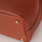 Hermès 2021 Marron d'Inde Clemence Picotin 18 GHW - FashioNica