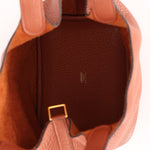 Hermès 2021 Marron d'Inde Clemence Picotin 18 GHW - FashioNica