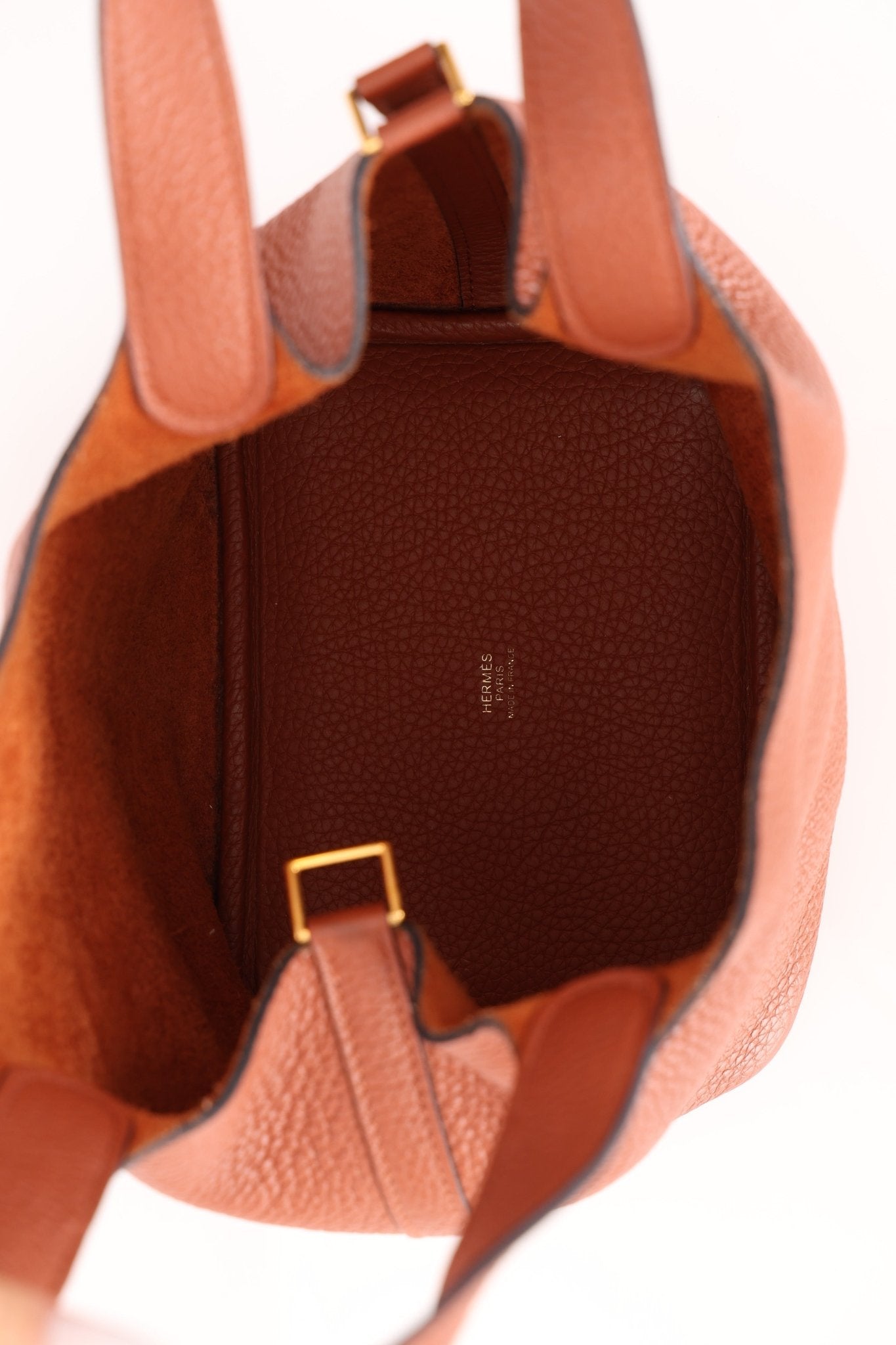 Hermès 2021 Marron d'Inde Clemence Picotin 18 GHW - FashioNica