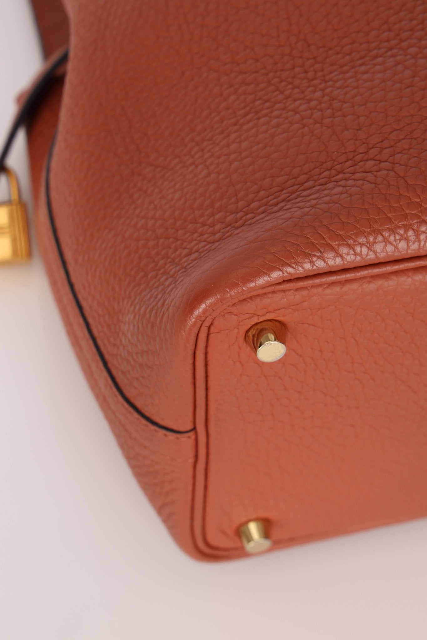 Hermès 2021 Marron d'Inde Clemence Picotin 18 GHW - FashioNica