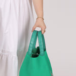 Hermès 2021 Menthe/Vert Vertigo Clemence Picotin Matte Alligator Touch 22 PHW - FashioNica