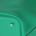 Hermès 2021 Menthe/Vert Vertigo Clemence Picotin Matte Alligator Touch 22 PHW - FashioNica