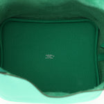 Hermès 2021 Menthe/Vert Vertigo Clemence Picotin Matte Alligator Touch 22 PHW - FashioNica
