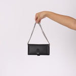 Hermès 2021 Noir Epsom and Alligator Bearn Touch Wallet - FashioNica