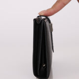 Hermès 2021 Noir Epsom and Alligator Bearn Touch Wallet - FashioNica