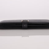 Hermès 2021 Noir Epsom and Alligator Bearn Touch Wallet - FashioNica