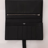 Hermès 2021 Noir Epsom and Alligator Bearn Touch Wallet - FashioNica
