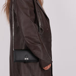 Hermès 2021 Noir Epsom and Alligator Bearn Touch Wallet - FashioNica