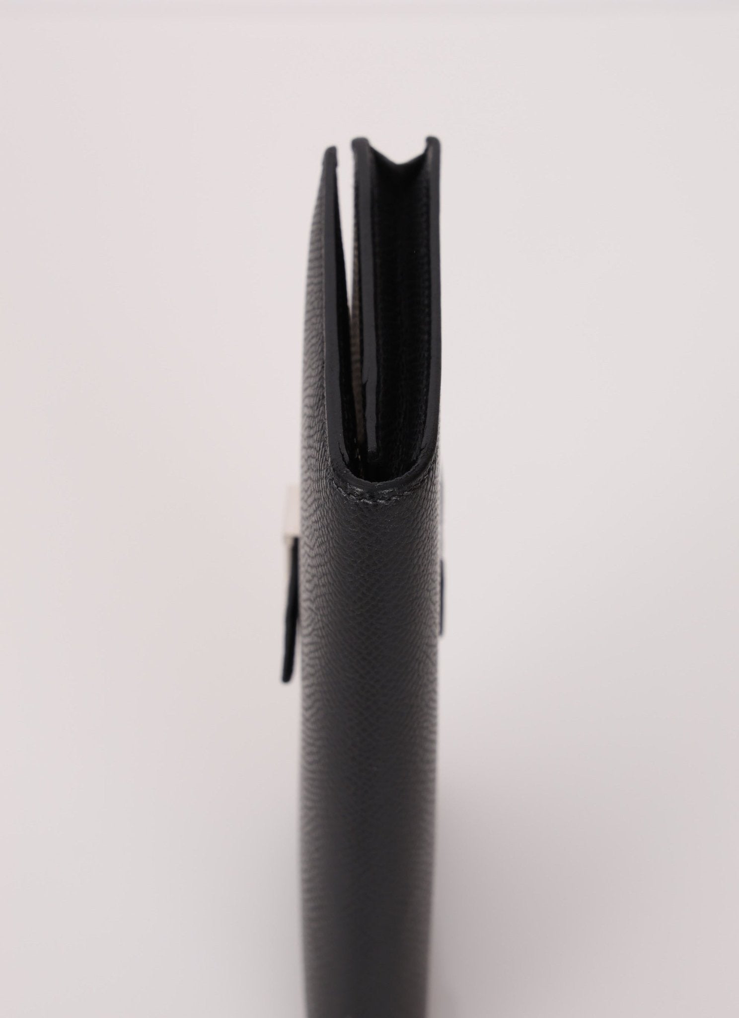 Hermès 2021 Noir Epsom and Alligator Bearn Touch Wallet - FashioNica