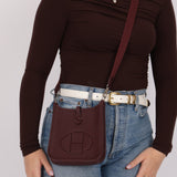 Hermès 2021 Rouge Sellier Clemence Evelyne TPM PHW - FashioNica