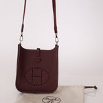 Hermès 2021 Rouge Sellier Clemence Evelyne TPM PHW - FashioNica