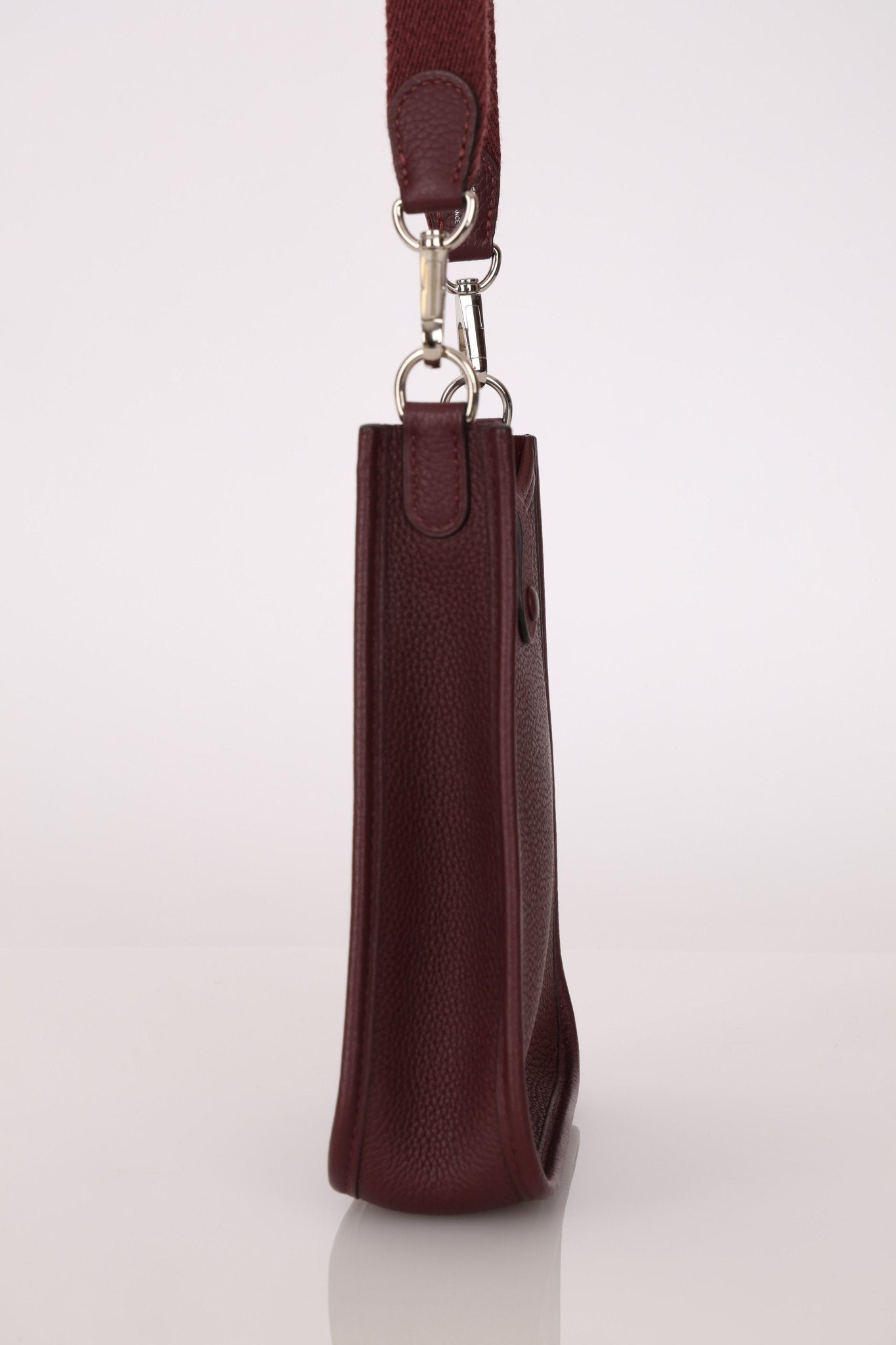 Hermès 2021 Rouge Sellier Clemence Evelyne TPM PHW - FashioNica