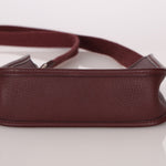 Hermès 2021 Rouge Sellier Clemence Evelyne TPM PHW - FashioNica