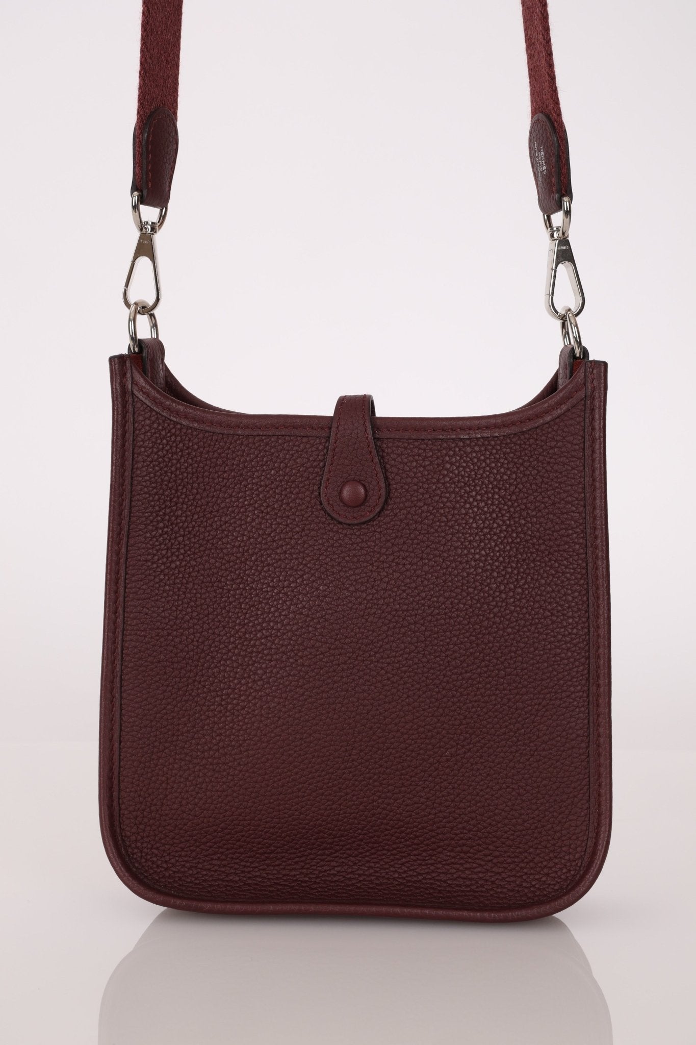 Hermès 2021 Rouge Sellier Clemence Evelyne TPM PHW - FashioNica