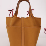 Hermès 2021 Sesame Cargo Picotin 18 PHW - FashioNica