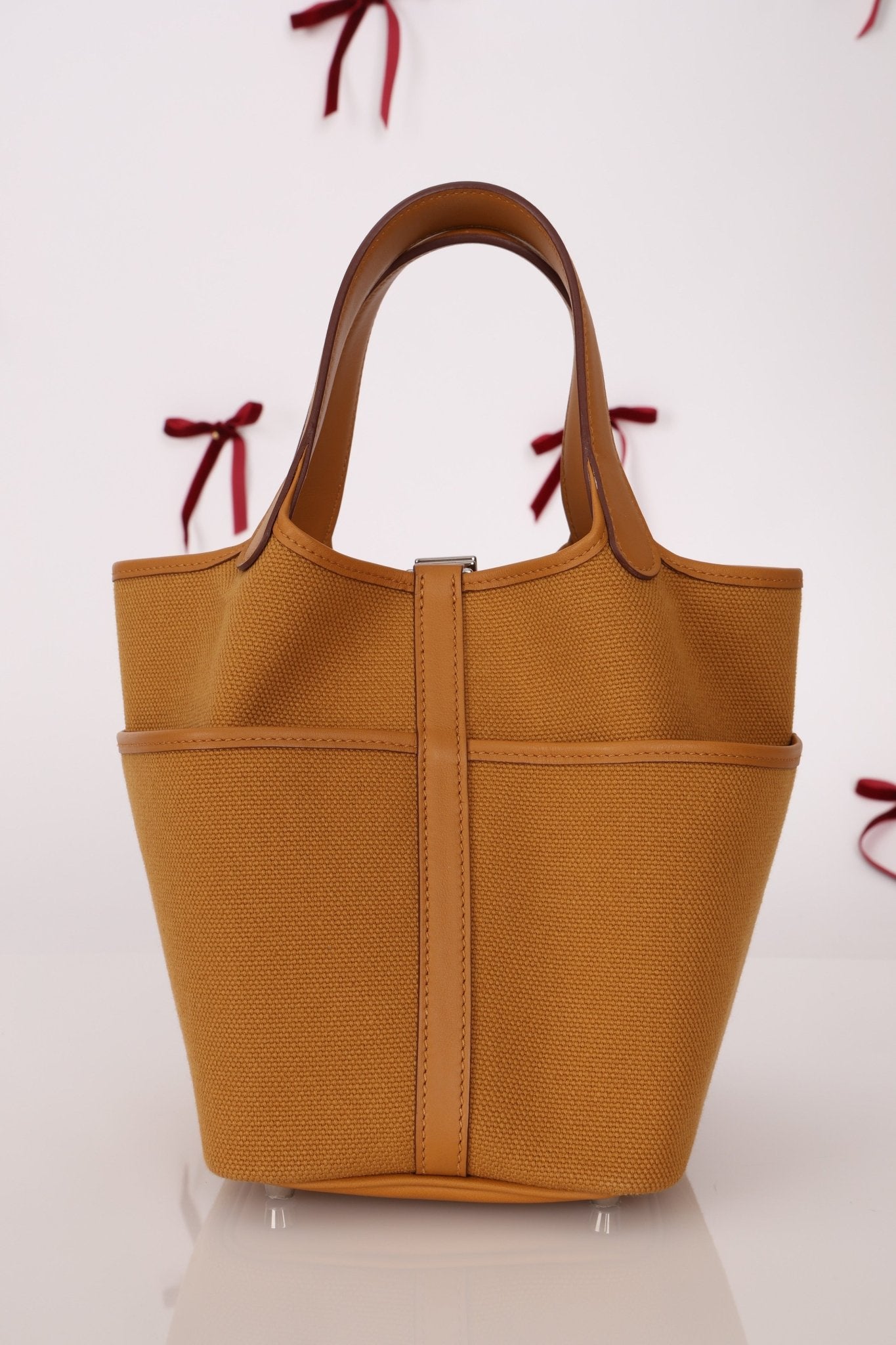 Hermès 2021 Sesame Cargo Picotin 18 PHW - FashioNica