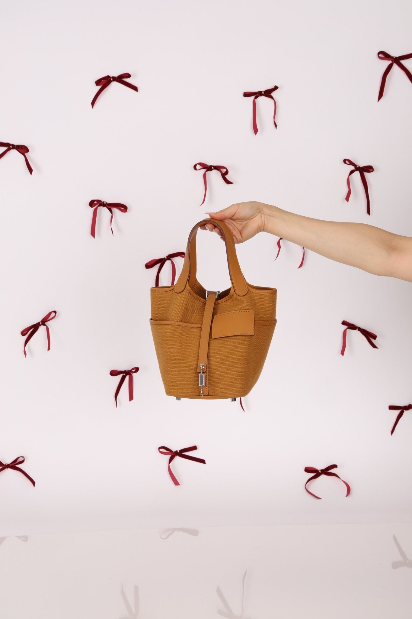 Hermès 2021 Sesame Cargo Picotin 18 PHW - FashioNica