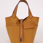 Hermès 2021 Sesame Cargo Picotin 18 PHW - FashioNica