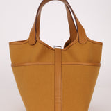 Hermès 2021 Sesame Cargo Picotin 18 PHW - FashioNica