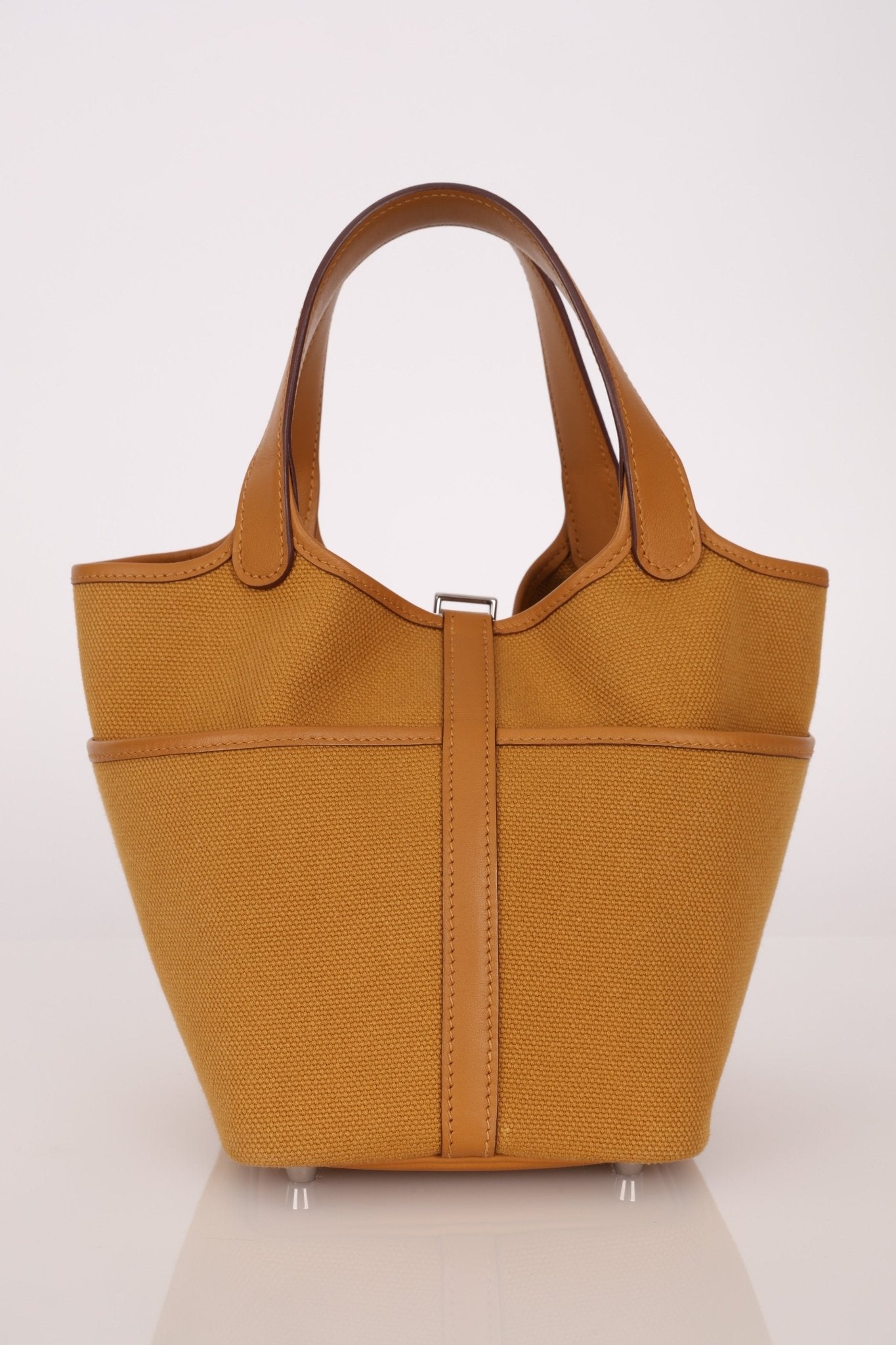 Hermès 2021 Sesame Cargo Picotin 18 PHW - FashioNica