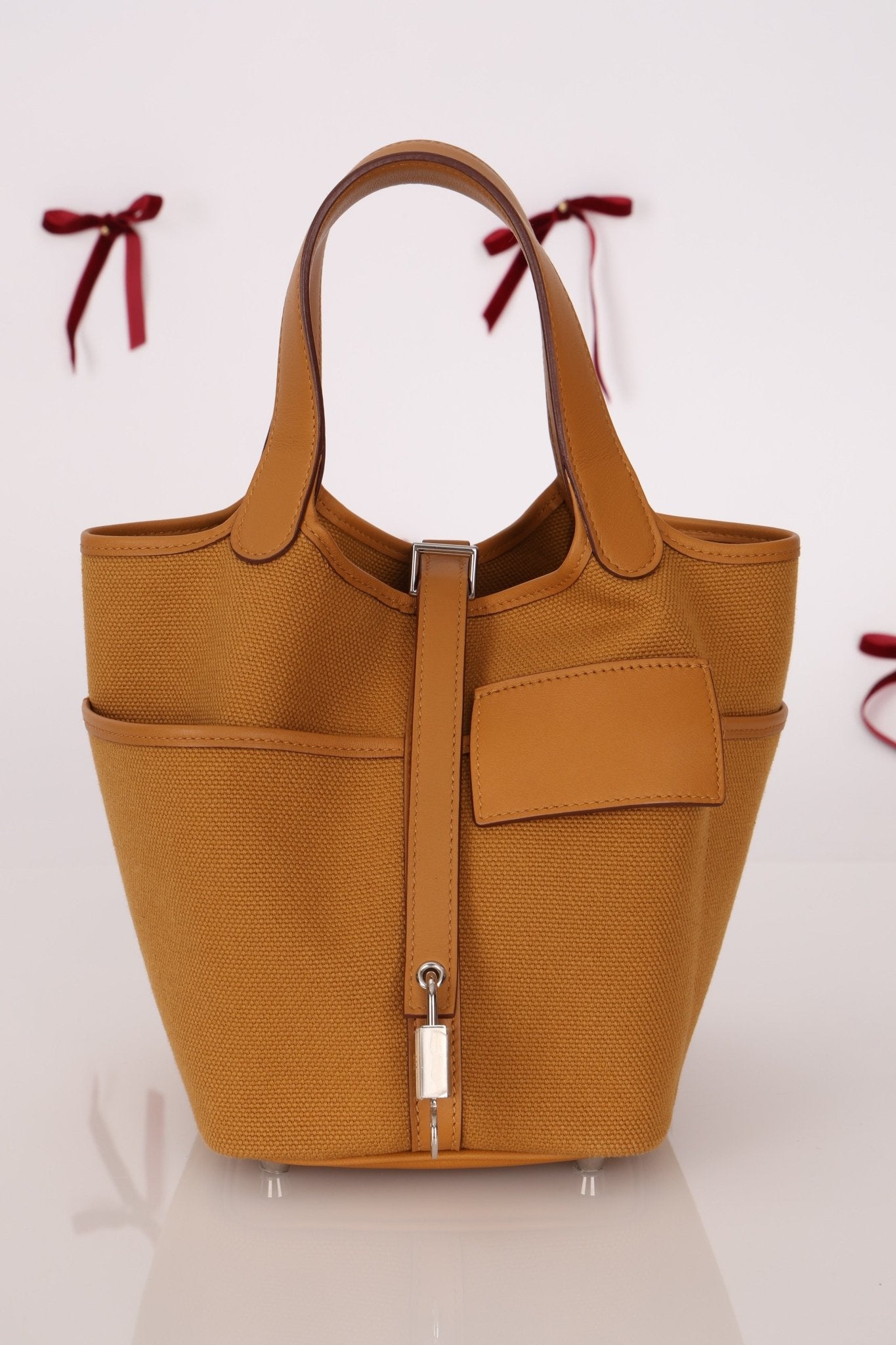 Hermès 2021 Sesame Cargo Picotin 18 PHW - FashioNica