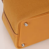 Hermès 2021 Sesame Toile Goeland and Swift Cargo Picotin 18 PHW - FashioNica