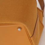 Hermès 2021 Sesame Toile Goeland and Swift Cargo Picotin 18 PHW - FashioNica