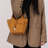 Hermès 2021 Sesame Toile Goeland and Swift Cargo Picotin 18 PHW - FashioNica