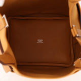 Hermès 2021 Sesame Toile Goeland and Swift Cargo Picotin 18 PHW - FashioNica