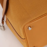 Hermès 2021 Sesame Toile Goeland and Swift Cargo Picotin 18 PHW - FashioNica