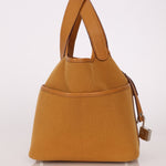 Hermès 2021 Sesame Toile Goeland and Swift Cargo Picotin 18 PHW - FashioNica