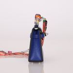 Hermès 2021 Tadelakt Bleu Electrique Micro Kelly Twilly PHW - FashioNica