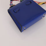 Hermès 2021 Tadelakt Bleu Electrique Micro Kelly Twilly PHW - FashioNica