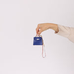 Hermès 2021 Tadelakt Bleu Electrique Micro Kelly Twilly PHW - FashioNica